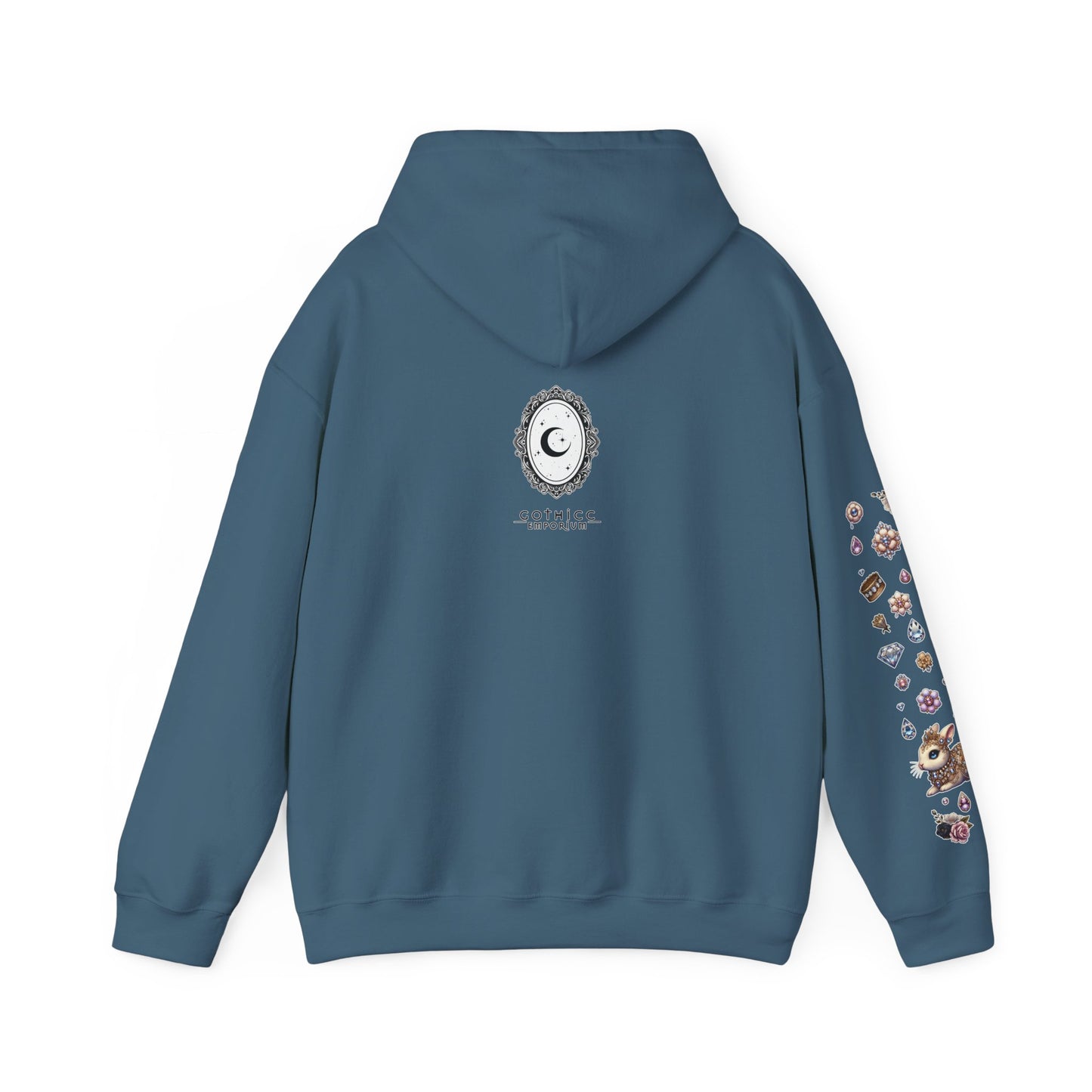 "Jeweled Bunny" Unisex Heavy Blend™ Hooded Sweatshirt
