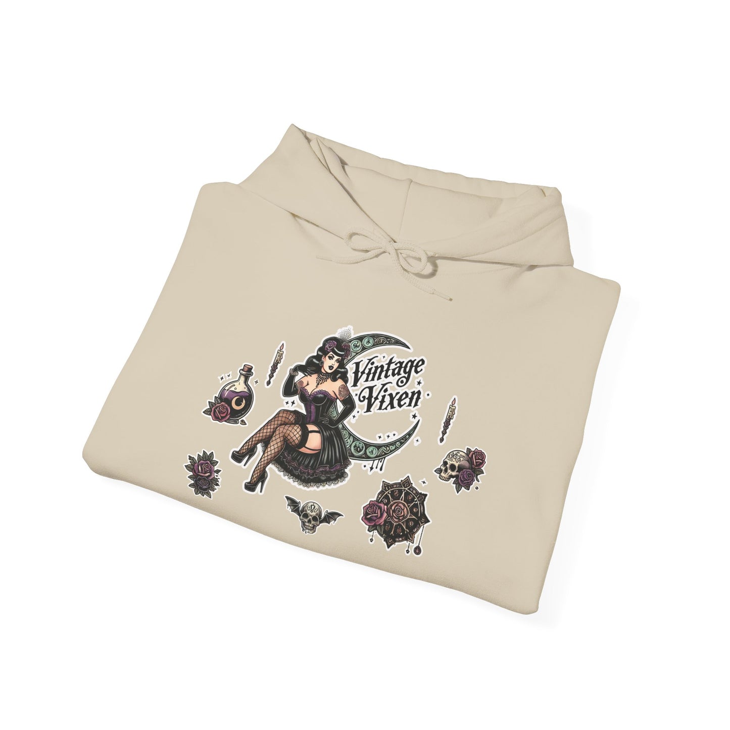 "Vintage Vixen" Unisex Heavy Blend™ Hooded Sweatshirt