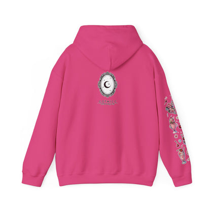 🐄🍓"Milkshake Cow” Unisex Heavy Blend™ Hooded Sweatshirt — sweet, thick, and unapologetically mooo-dy 🐄🍓🖤✨