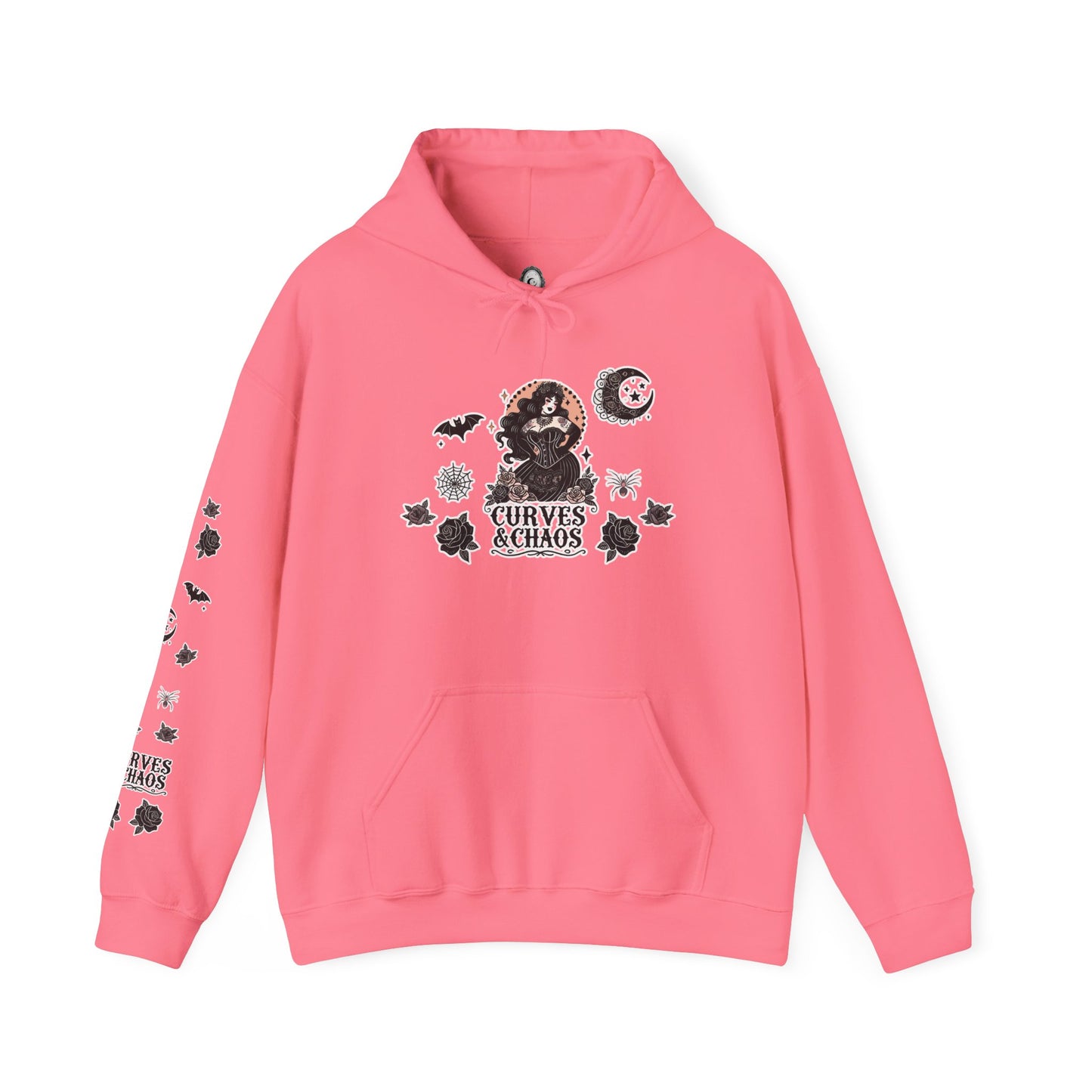 "Curves&Chaos" Unisex Heavy Blend™ Hooded Sweatshirt