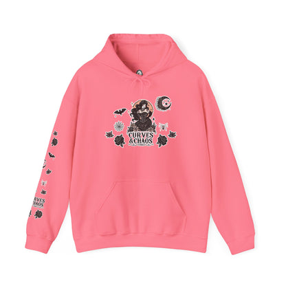 "Curves&Chaos" Unisex Heavy Blend™ Hooded Sweatshirt