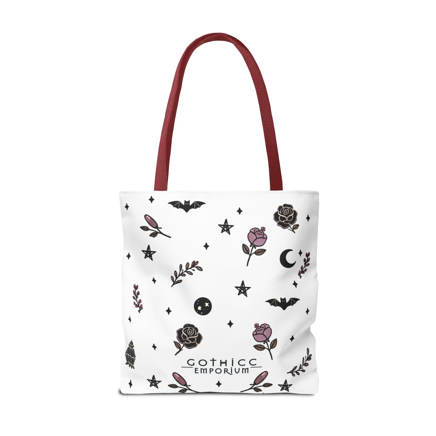 🧹 “Thicc Witchyy” Tote Bag – White (18x18)