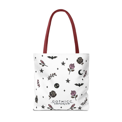 🧹 “Thicc Witchyy” Tote Bag – White (18x18)