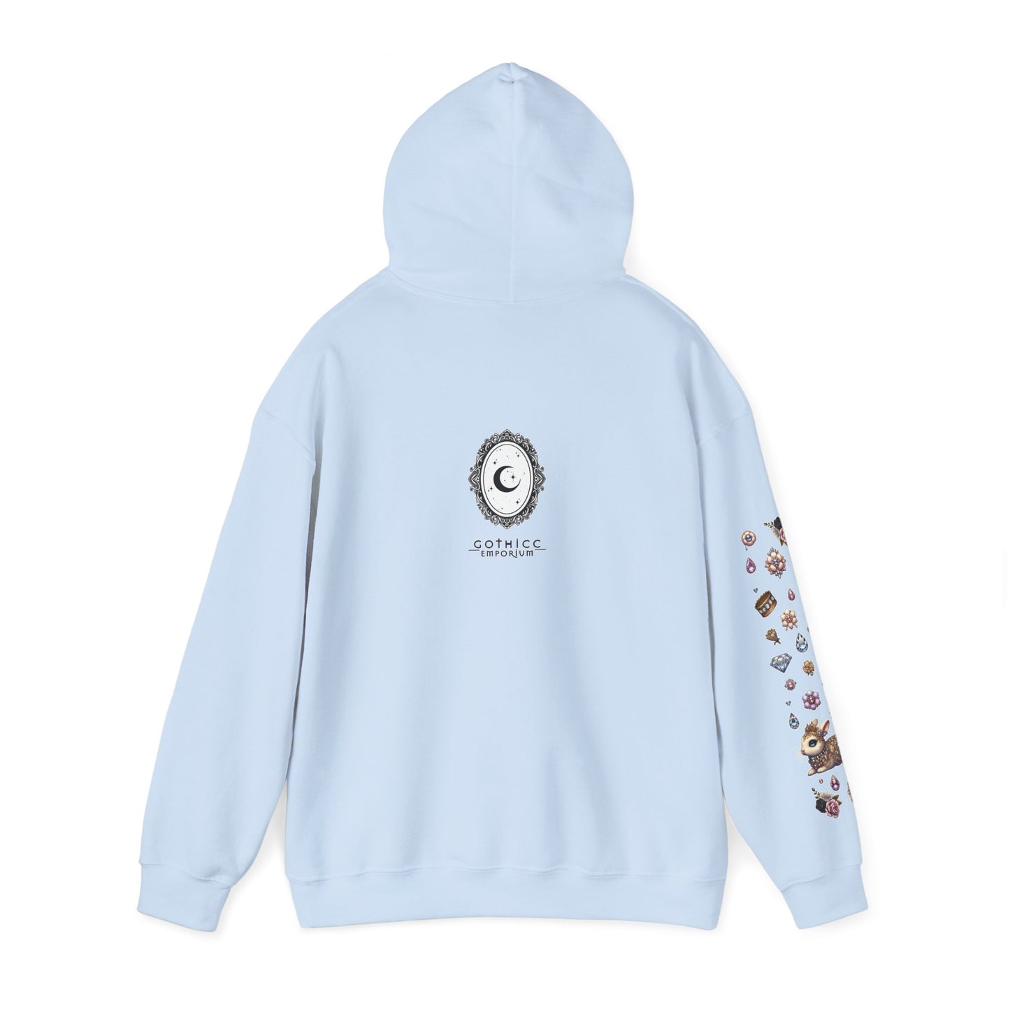 "Jeweled Bunny" Unisex Heavy Blend™ Hooded Sweatshirt