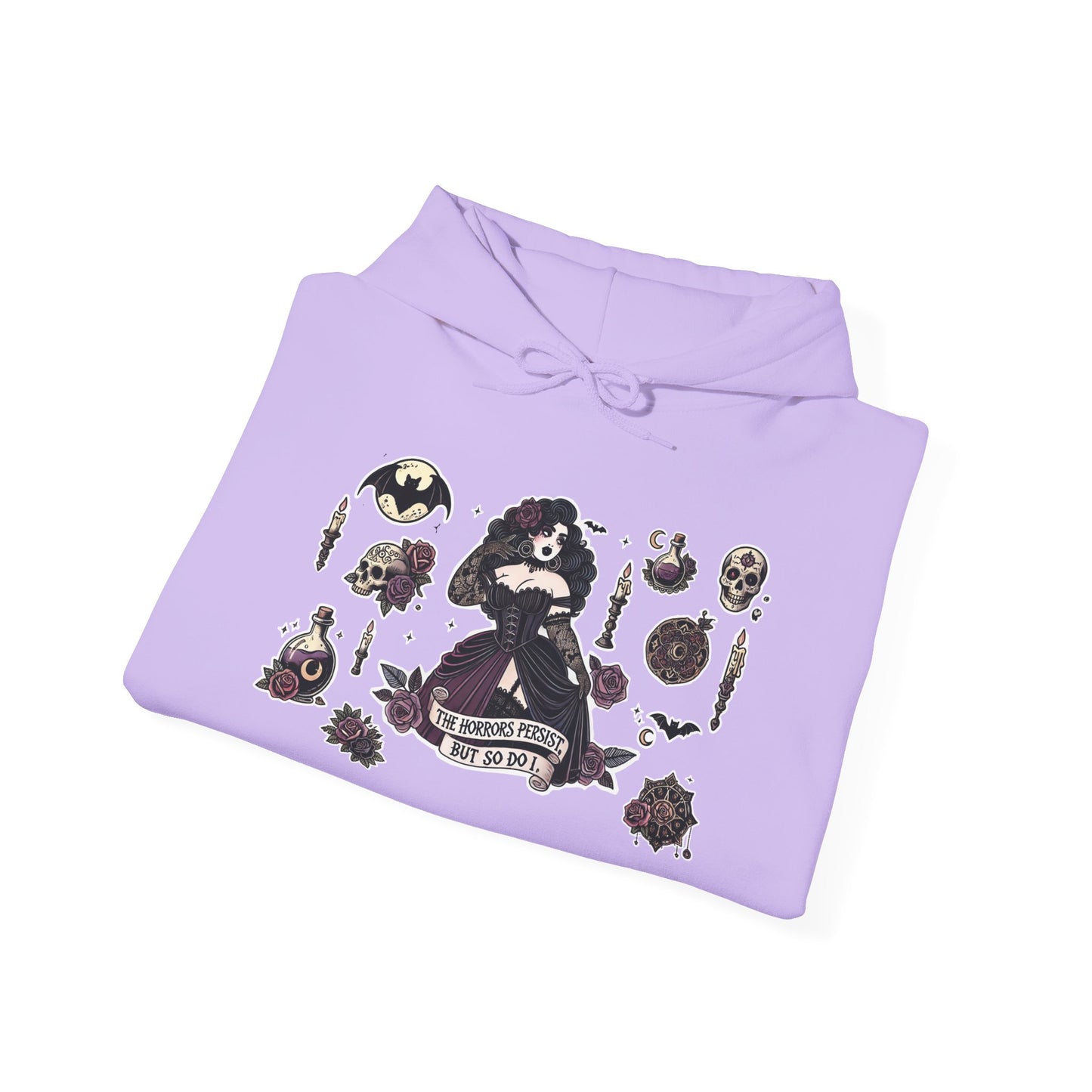 "The Horrors Persist" Unisex Heavy Blend™ Hooded Sweatshirt