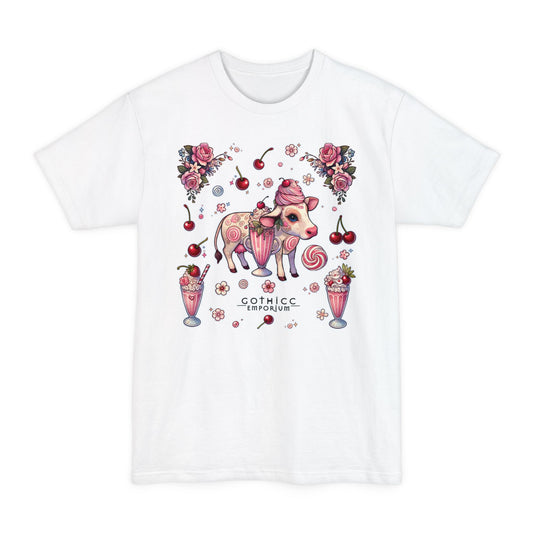 "Milkshake Cow" Unisex Tall Beefy-T® T-Shirt
