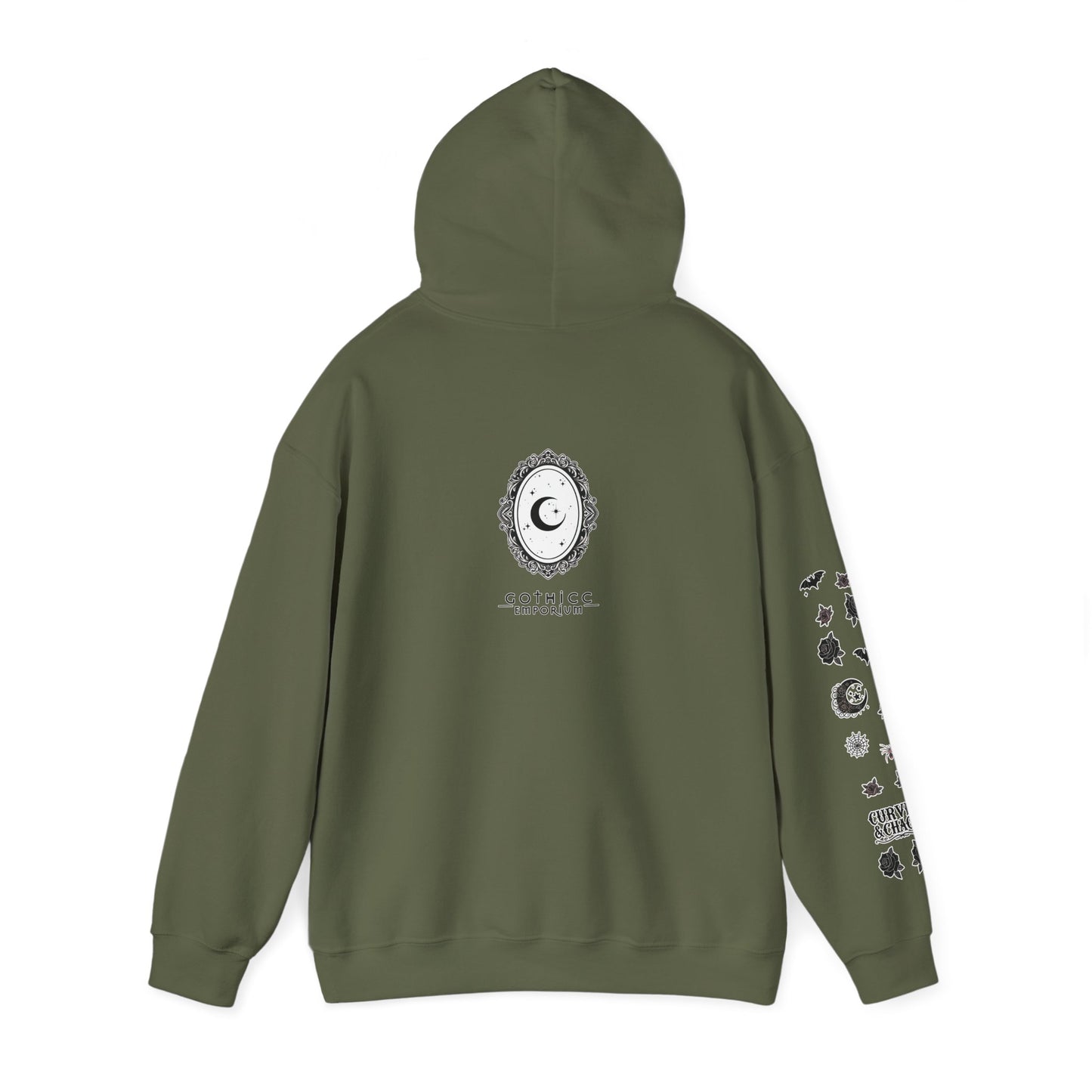 "Curves&Chaos" Unisex Heavy Blend™ Hooded Sweatshirt