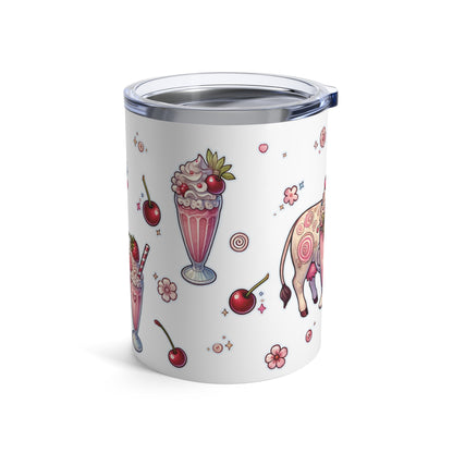 “Milkshake Cow” Tumbler – 10oz — curvy, caffeinated, and ready to mooo-ve 🐄🥤