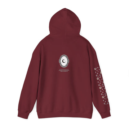🕸️“Soft Goth” Unisex Heavy Blend™ Hooded Sweatshirt — dreamy, deadly, and not here to be tamed 🖤🌙🕸️✨