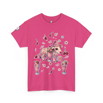 "Strawberry Milkshake" Unisex Heavy Cotton Tee