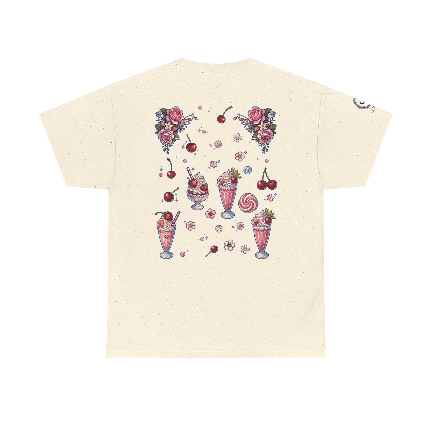 "Strawberry Milkshake" Unisex Heavy Cotton Tee