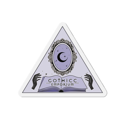 Gothicc Emporium Die-Cut Magnet — magnetic, mysterious, and made to mark your lair 🖤🧲🌙✨