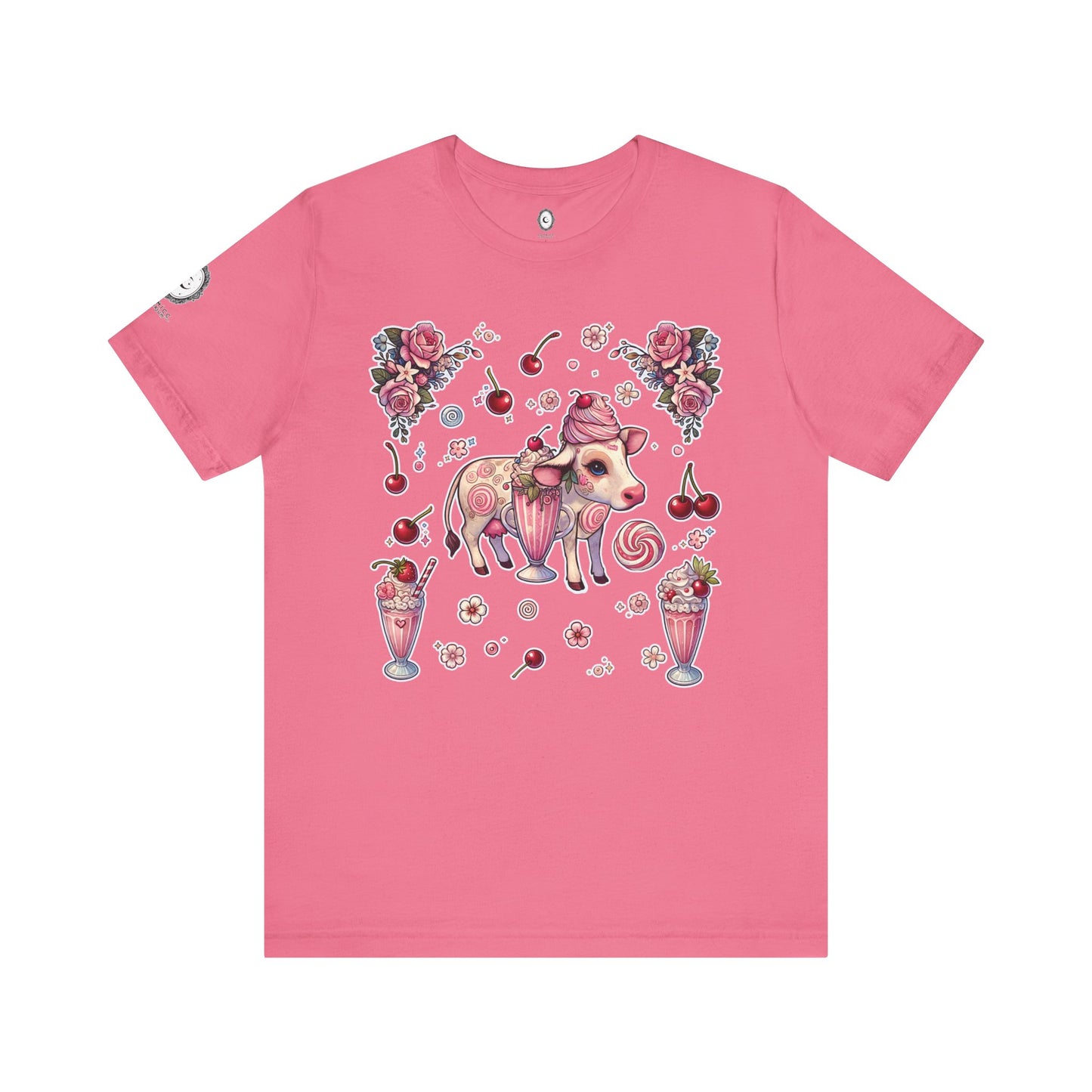 “Milkshake Cow” Unisex Jersey Short Sleeve Tee — soft, sassy, and sweet enough to spill 🐄🥤💅🖤