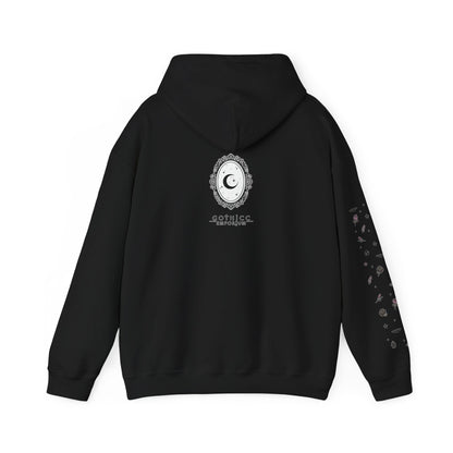 🔮“Thicc Witchyy” Unisex Heavy Blend™ Hooded Sweatshirt — curvy, cursed, and casting chaos 🖤🕯️🌙✨