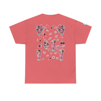 "Strawberry Milkshake" Unisex Heavy Cotton Tee