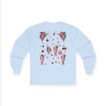 "Milkshake Cow" Unisex Ultra Cotton Long Sleeve Tee