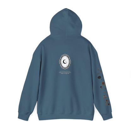 “Libra” Unisex Heavy Blend™ Hooded Sweatshirt — balanced, bold, and serving celestial symmetry♎🖤⚖️✨