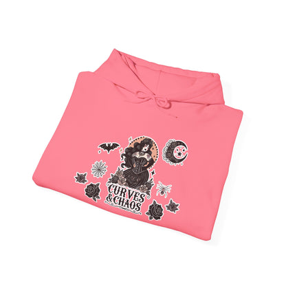 "Curves&Chaos" Unisex Heavy Blend™ Hooded Sweatshirt