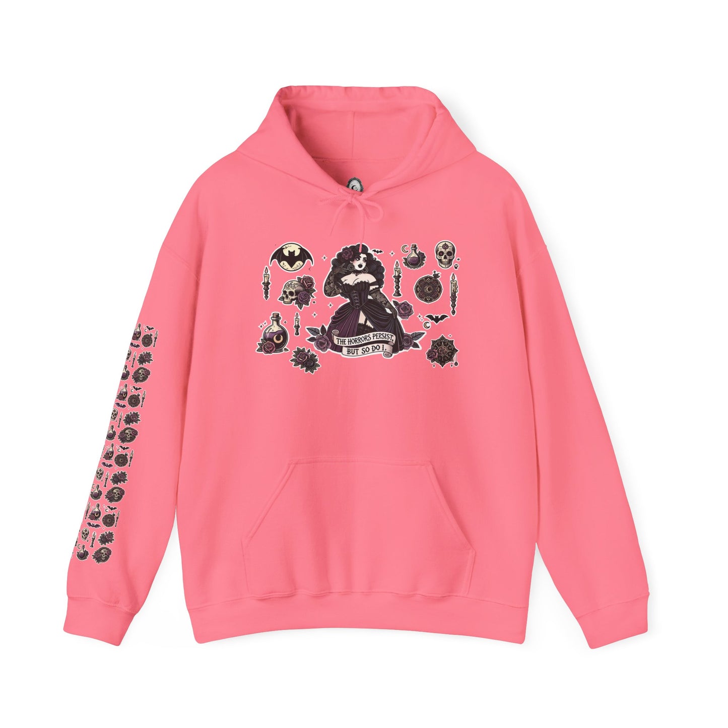 "The Horrors Persist" Unisex Heavy Blend™ Hooded Sweatshirt