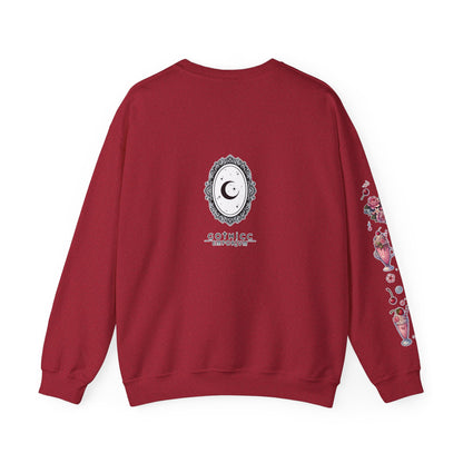 “Milkshake Cow” Unisex Heavy Blend™ Crewneck Sweatshirt — thick-cut comfort with dairy-core drip 🐄🥤🖤✨